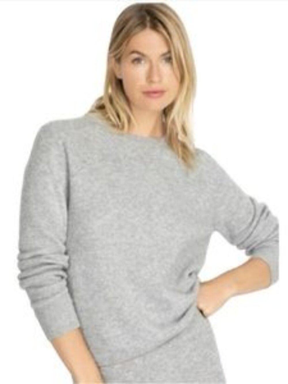 Johnny Was Calme Cashmere Ribbed Pullover Sweater